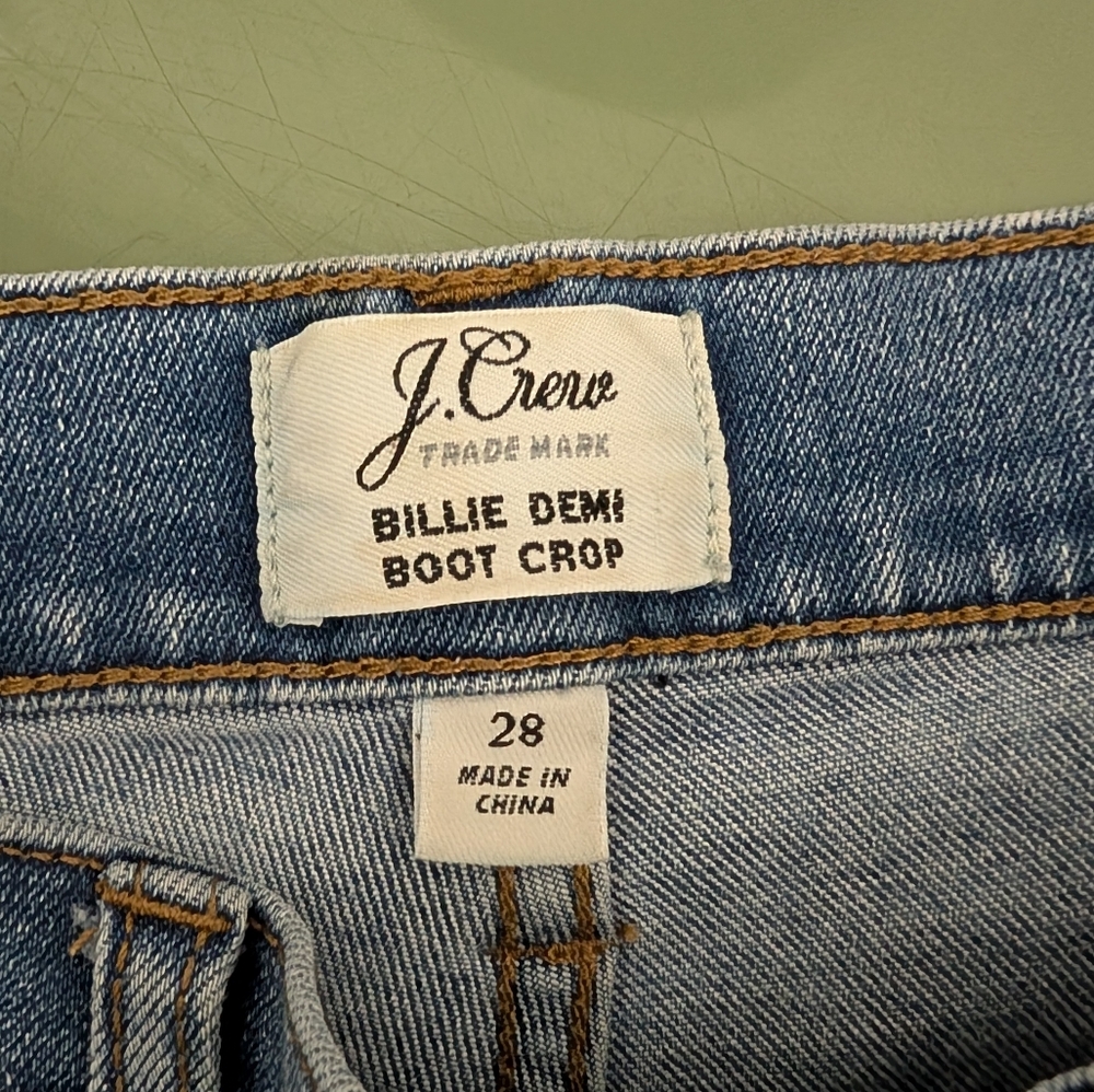 J. Crew Women's Classic Blue Ankle Jeans